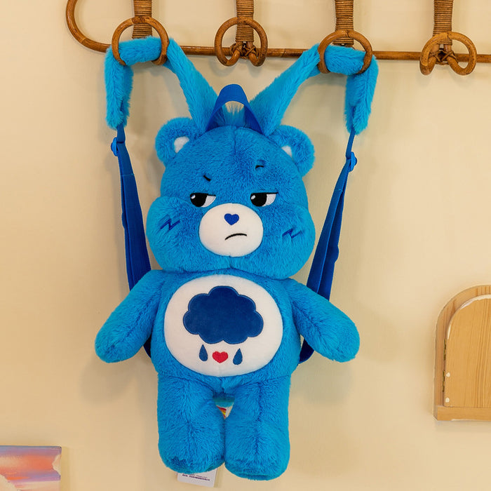 Care Bears Blue Plush Backpack