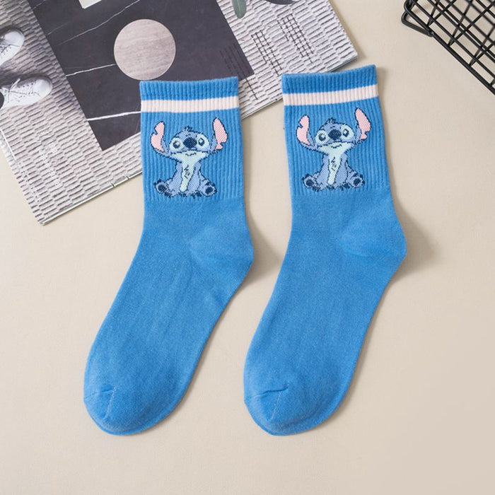 Stitch Socks blue