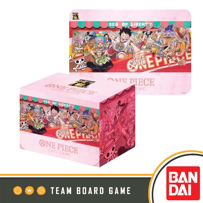 One Piece Card Game Playmat and Card Case Set 25th Edition