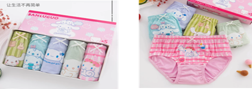 Sanrio underwear Set