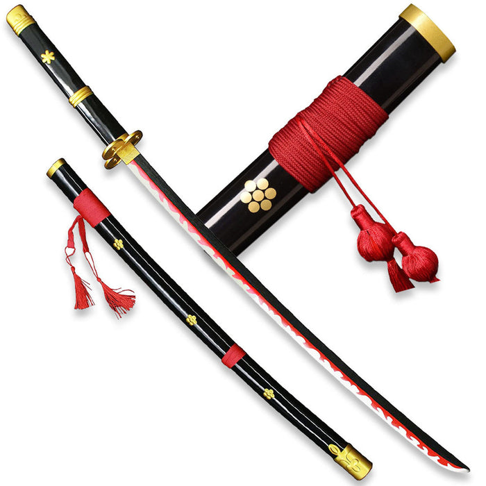 One Piece Roronoa Zoro Enma Haki cloated Metal Katana