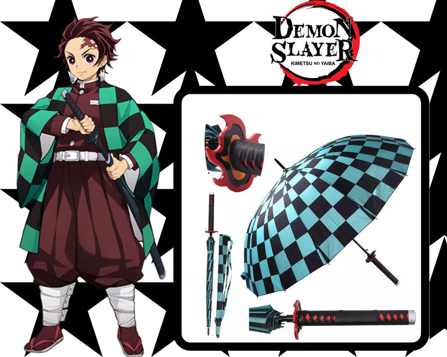 Demon Slayer Tanjiro Kamado Umbrella Katana