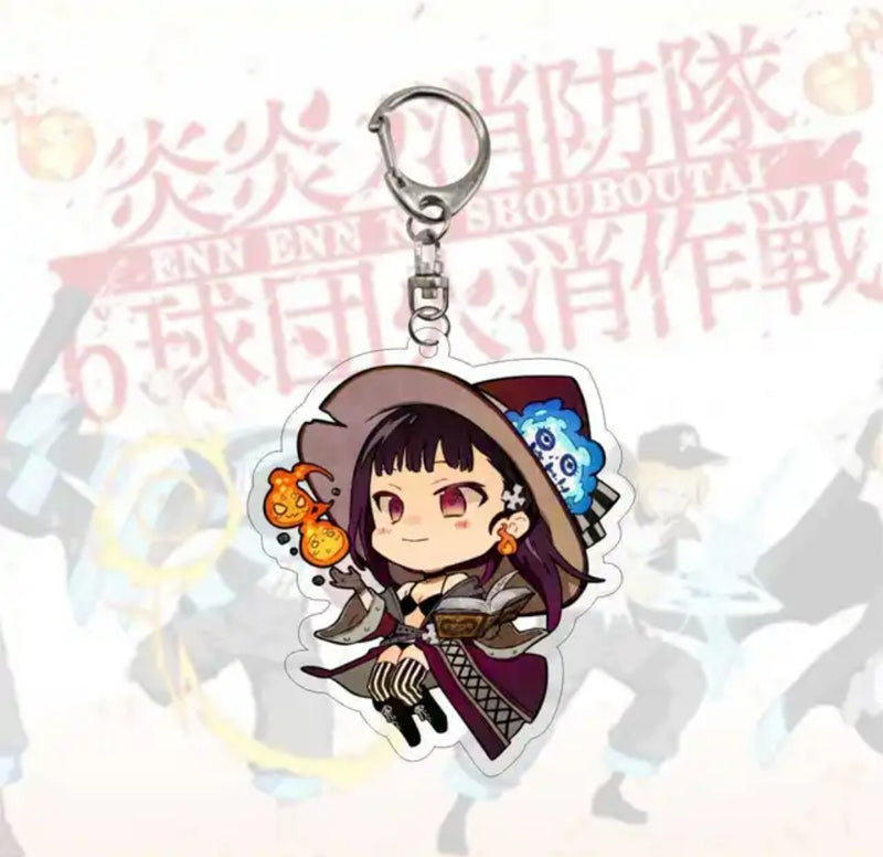 Fire Force - Maki Oze Acrylic Keychain