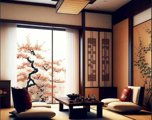 Diamond Painting Japanese Zen Room