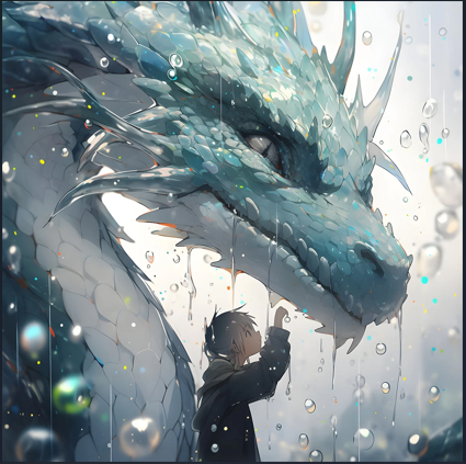 Diamond Painting Dragon Bond
