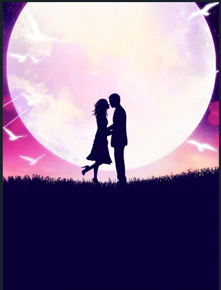 Diamond Painting Moonlit Kiss