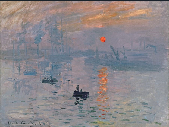 Diamond Painting Impression, Sunrise by Claude Monet