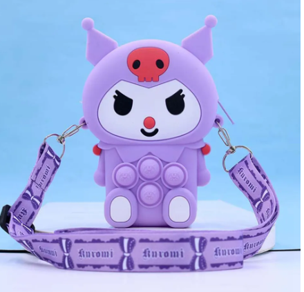 Sanrio Kuromi Purple Silicon Coin Purse