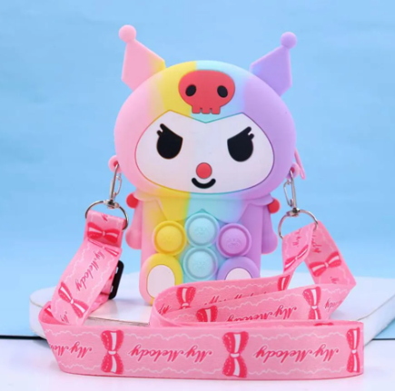 Sanrio Kuromi variegated Silicon Coin Purse
