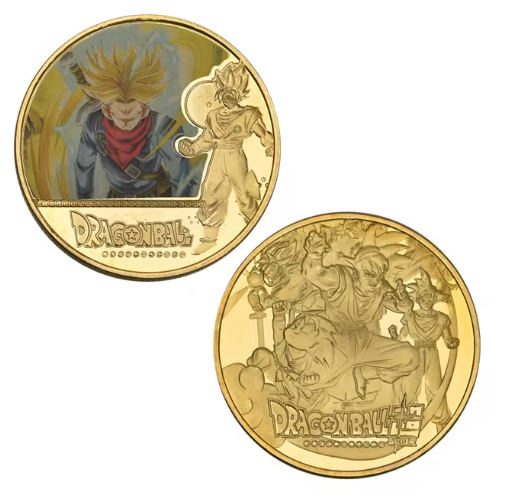 Dragon Ball Z Trunks Gold Coin