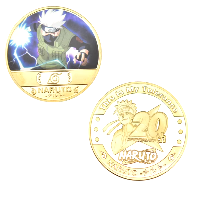 Naruto Kakashi Gold Coin