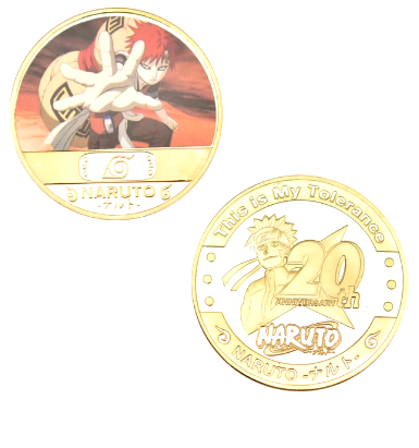 Naruto Gaara Gold Coin