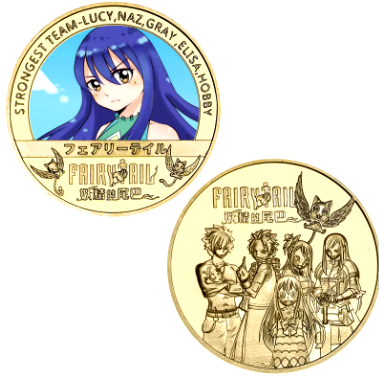 Fairy Tail Wendy Gold Coin