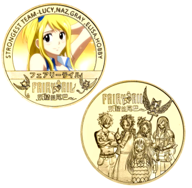 Fairy Tail Lucy Gold Coin
