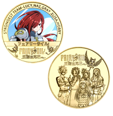 Fairy Tail Erza Gold Coin