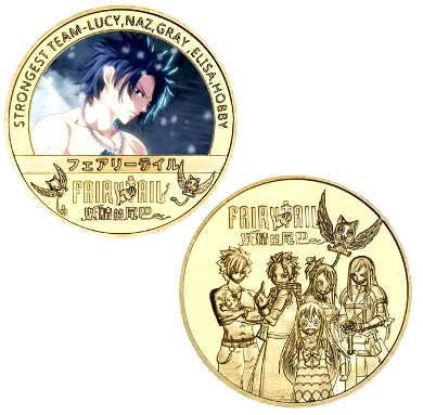 Fairy Tail Gray Gold Coin