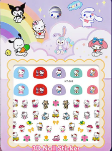 Sanrio Hello Kitty Glow in the Dark Nail Stickers