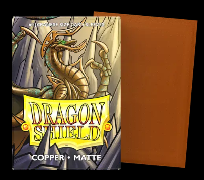 Dragon Shield Matte Dual Japanese Sleeves Copper