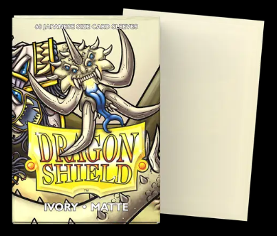 Dragon Shield Matte Dual Japanese Sleeves Ivory