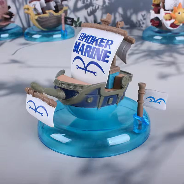 One Piece Smoker Marine Boat Figurine