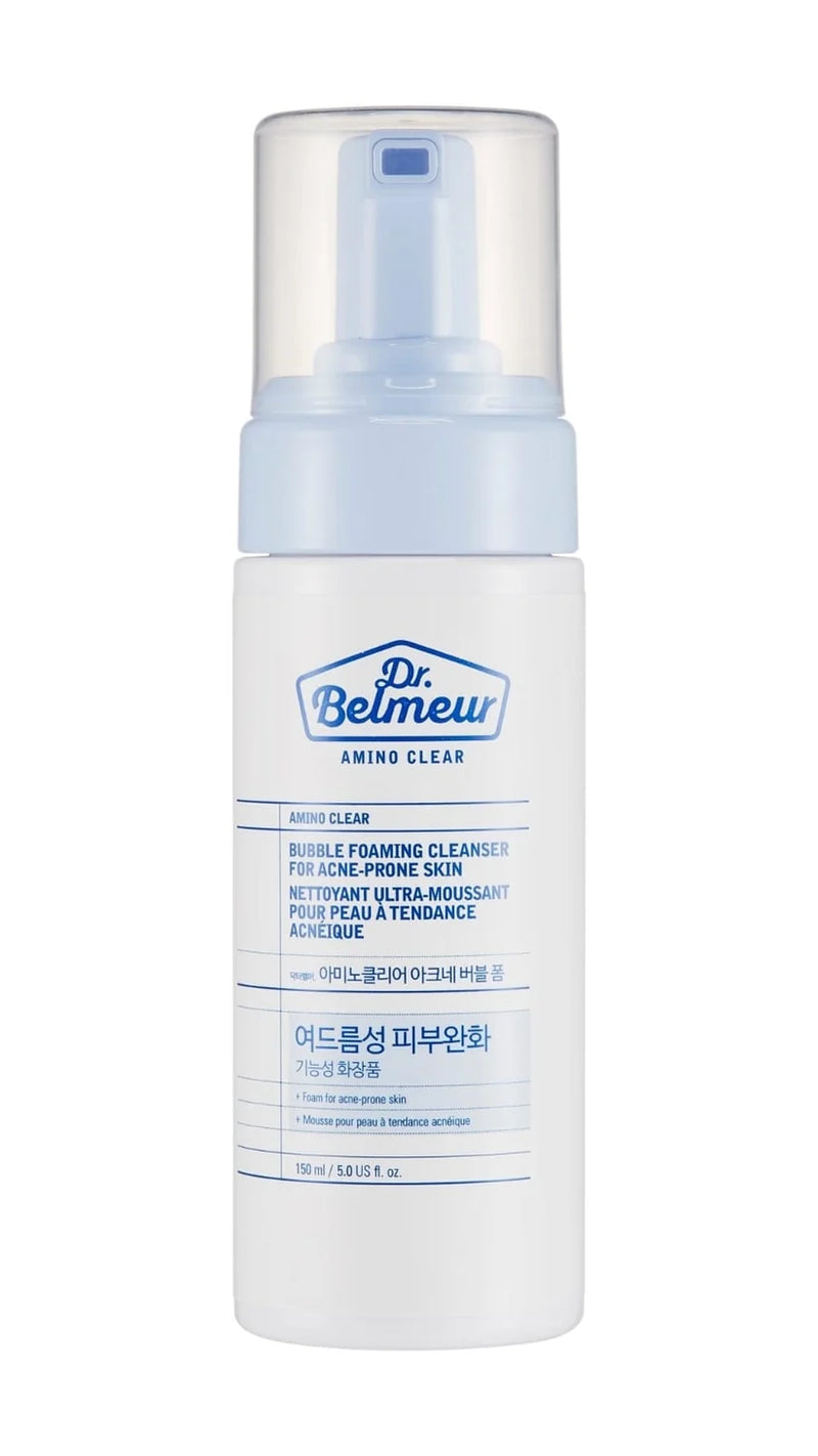 THE FACE SHOP DR.BELMEUR AMINO CLEAR BUBBLE FOAMING CLEANSER FOR ACNE-PRONE SKIN 150ML