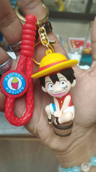 One Piece Luffy PVC Keychain