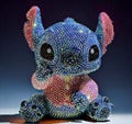 Stitch Diamond Figure Blue