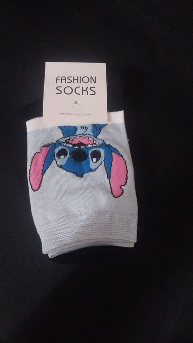 Stitch Socks White and Black