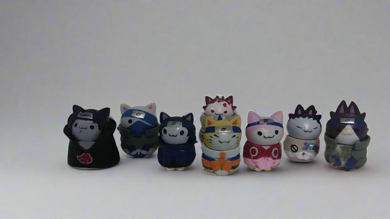 Naruto Cat Figurine Set