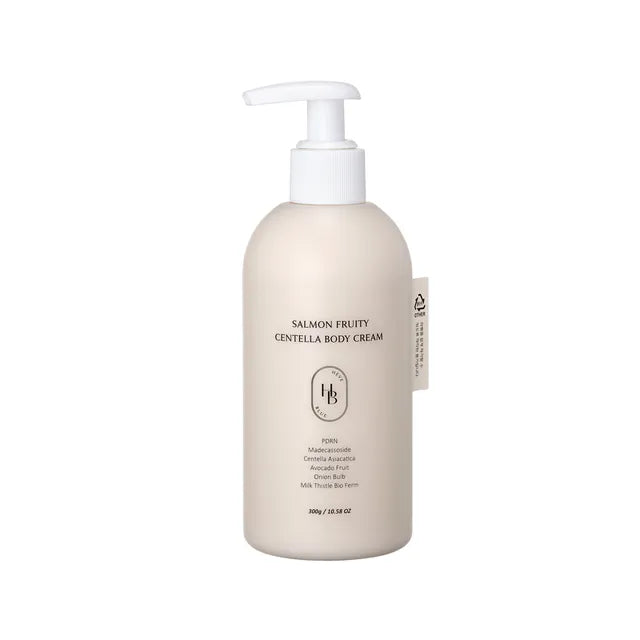 HEVEBLUE Salmon Fruity Centella Body Cream 300g