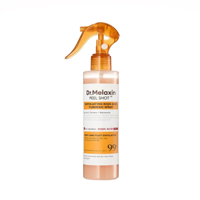 DR Melaxin PEEL SHOT EXFOLIATING KOJIC ACID TURMERIC SPRAY 200ML