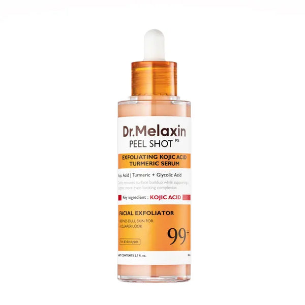 DR Melaxin PEEL SHOT EXFOLIATING KOJIC ACID TURMERIC SERUM 80ML