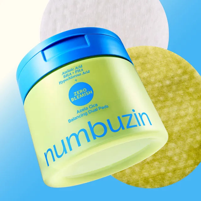 Numbuzin Zero Blemish Azela Cica Balancing Dual Pads 210ml (60Pads)