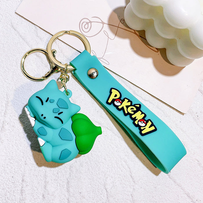 Pokemon Sleeping Bulbasaur PVC Keychain