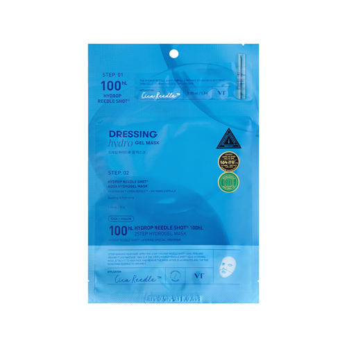 VT HYDROP REEDLE SHOT 100hL 2STEP HYDROGEL MASK (1.5G+33G)