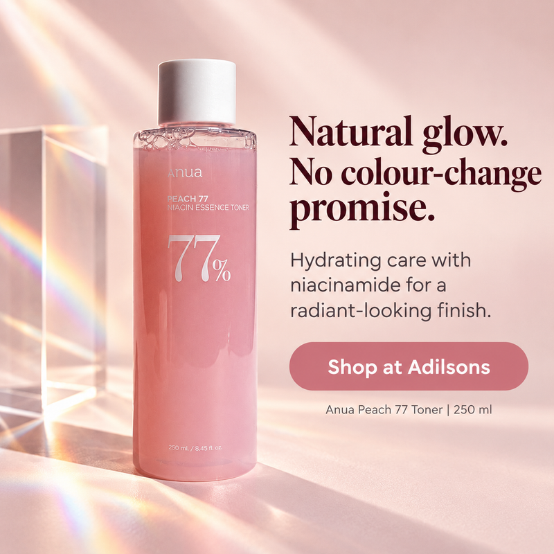 Adilsons Beauty | 8112566599861 | slot 05 | Natural glow. No colour-change promise.