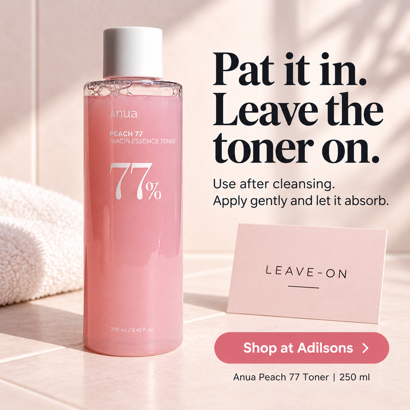 Adilsons Beauty | 8112566599861 | slot 15 | Pat it in. Leave the toner on.