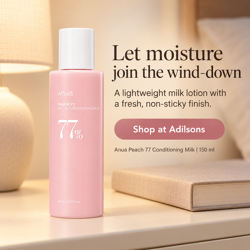 Adilsons Beauty | 8112669720757 | slot 01 | Let moisture join the wind-down