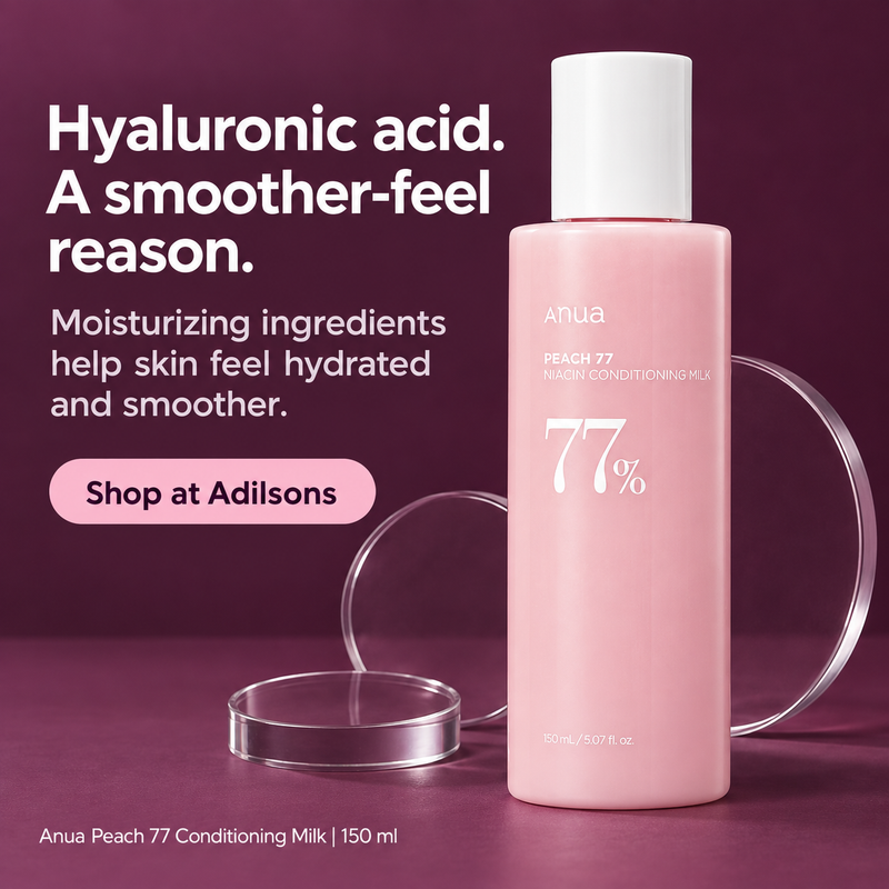 Adilsons Beauty | 8112669720757 | slot 09 | Hyaluronic acid. A smoother-feel reason.