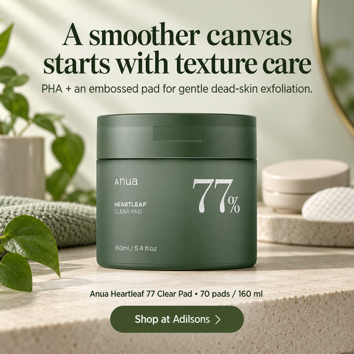 Adilsons Beauty | 8112700981429 | slot 01 | A smoother canvas starts with texture care
