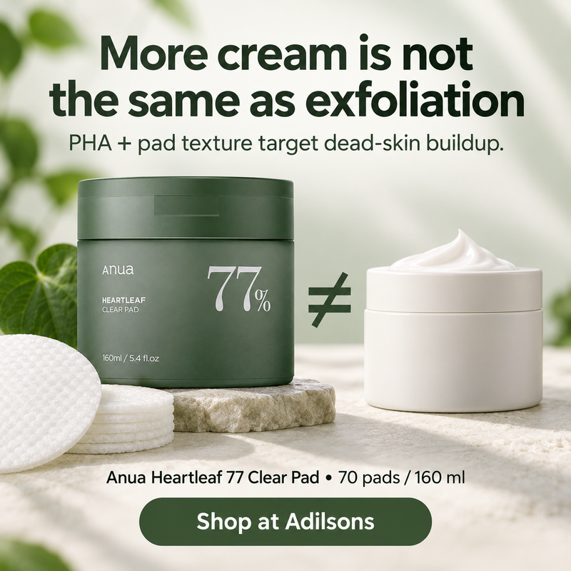 Adilsons Beauty | 8112700981429 | slot 08 | More cream is not the same as exfoliation