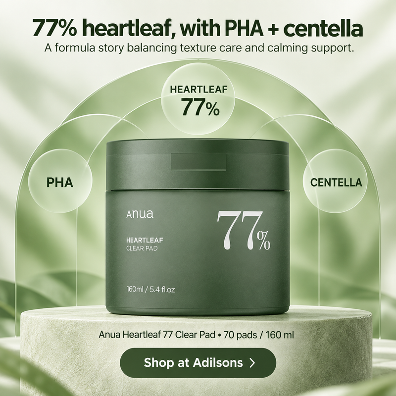 Adilsons Beauty | 8112700981429 | slot 13 | 77% heartleaf, with PHA + centella