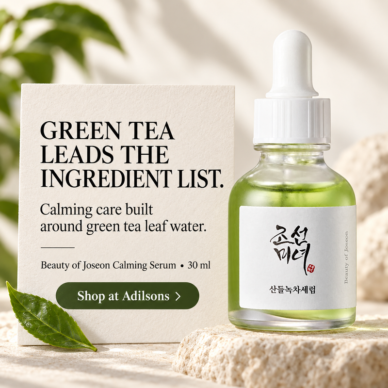 Beauty of Joseon Calming Serum 30ml — GREEN TEA LEADS THE INGREDIENT LIST. | Adilsons creative 14