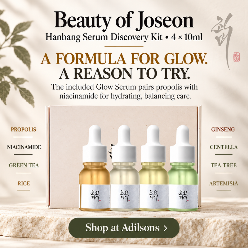 Adilsons Beauty | 8112766025909 | slot 05 | A FORMULA FOR GLOW. A REASON TO TRY.