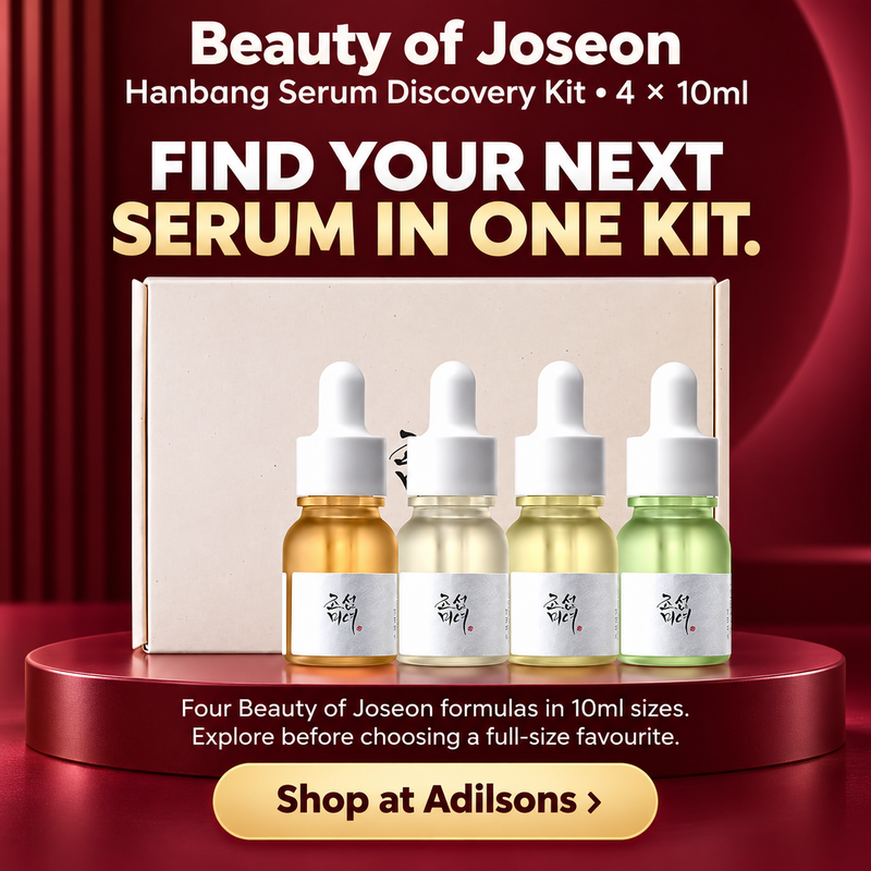 Adilsons Beauty | 8112766025909 | slot 07 | FIND YOUR NEXT SERUM IN ONE KIT.