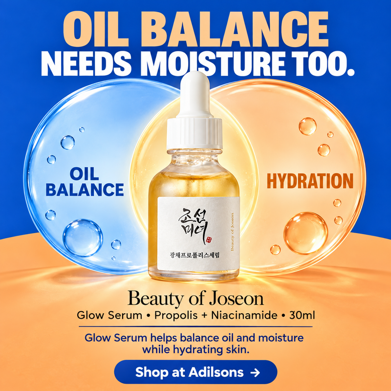 Adilsons Beauty | 8112880844981 | slot 02 | OIL BALANCE NEEDS MOISTURE TOO.