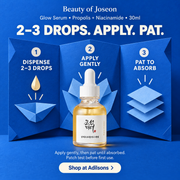 Adilsons Beauty | 8112880844981 | slot 13 | 2–3 DROPS. APPLY. PAT.