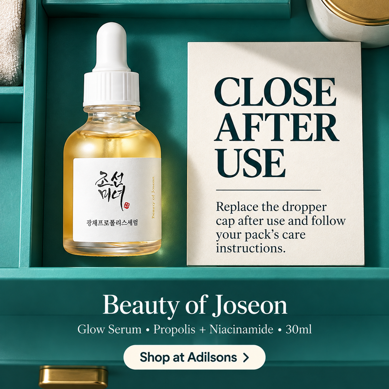 Adilsons Beauty | 8112880844981 | slot 16 | CLOSE IT. KEEP YOUR ROUTINE SIMPLE.