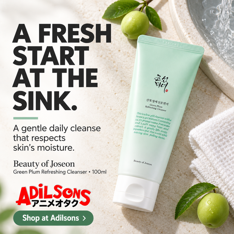 Adilsons Beauty | Green Plum Refreshing Cleanser 100ml | Slot 01 | A FRESH START AT THE SINK.