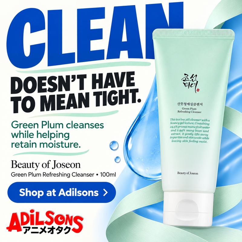 Adilsons Beauty | Green Plum Refreshing Cleanser 100ml | Slot 02 | CLEAN DOESN’T HAVE TO MEAN TIGHT.